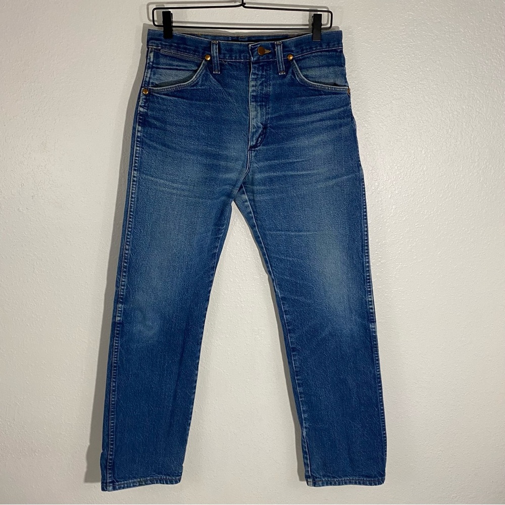 Vintage 90’s Wrangler Men’s Denim Jeans 33x31  100% Cotton Made in USA